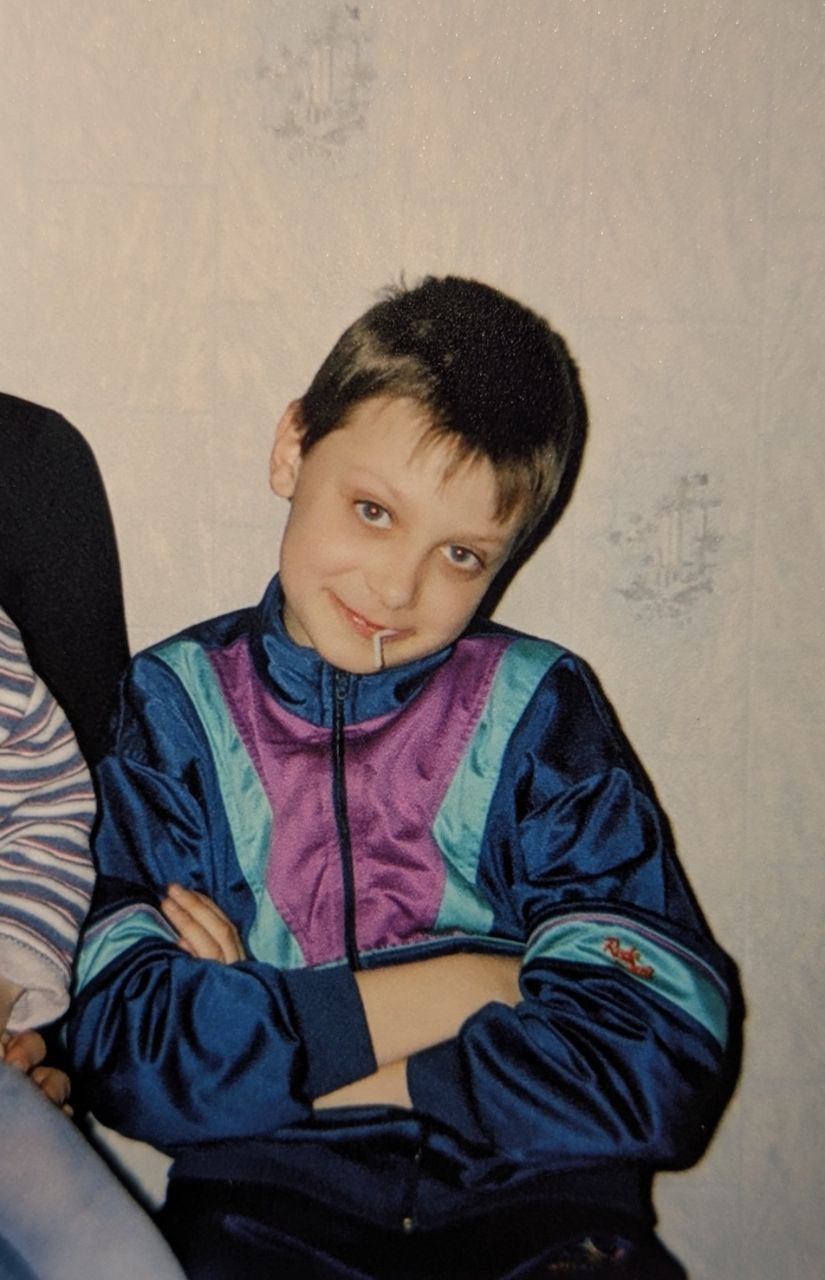 Витя в детстве